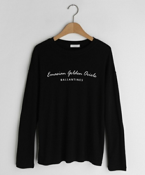 DHOLIC（ディーホリック）の「レタリングTシャツ（Tシャツ/カットソー・レディース・ホワイト/ピンク/ブラック・FREE）」の2枚目の写真