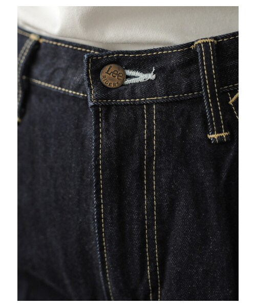 earth music&ecology（アースミュージックアンドエコロジー）の「Lee×earthフレアパンツ（パンツ・ライトインディゴ/ダークインディゴ・S/M/L）」の3枚目の写真