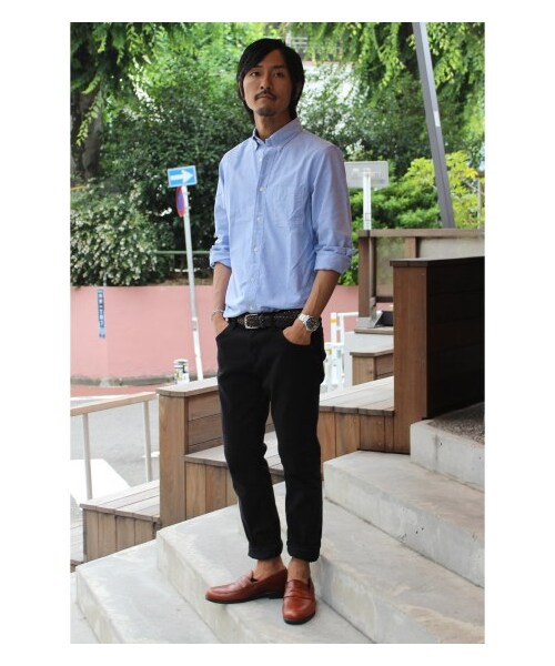 Lee（リー）の「LEE×JOURNAL STANDARD/リー別注スキニーツイルパンツ（パンツ・メンズ・ブラック/カーキ・28/30/32）」の17枚目の写真