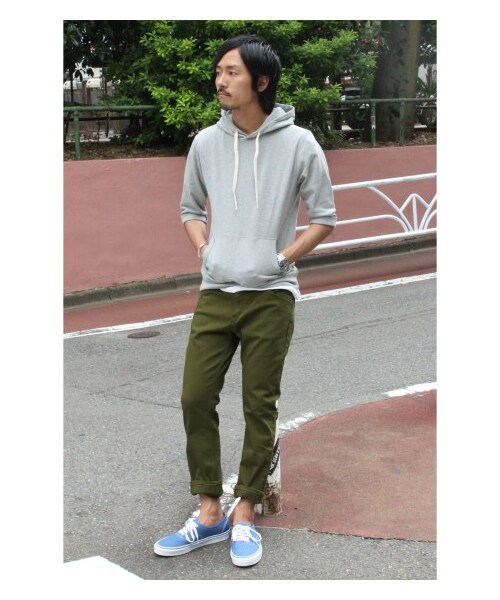 Lee（リー）の「LEE×JOURNAL STANDARD/リー別注スキニーツイルパンツ（パンツ・メンズ・ブラック/カーキ・28/30/32）」の18枚目の写真