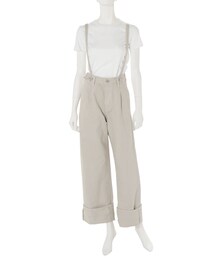 Ungrid | ショルダーストラップワイドデニム(パンツ)