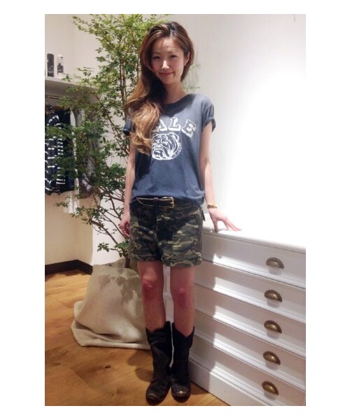 Deuxieme Classe（ドゥーズィエムクラス）の「YALE VINTAGE BULL T（カットソー・Ｔシャツ・レディース・ブラック/ブルー A・フリー）」の15枚目の写真