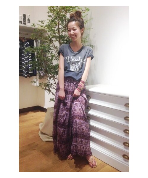 Deuxieme Classe（ドゥーズィエムクラス）の「YALE VINTAGE BULL T（カットソー・Ｔシャツ・レディース・ブラック/ブルー A・フリー）」の17枚目の写真