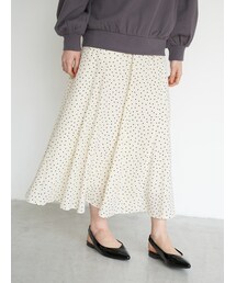 earth music&ecology | 綺麗フレアスカート(パターン)(スカート)
