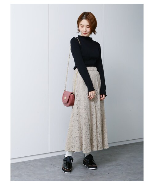 earth music&ecology（アースミュージックアンドエコロジー）の「ORiental TRaffic レースアップシューズ（シューズ・ブラック/ベージュ/ブラウン・S/M/L）」の5枚目の写真