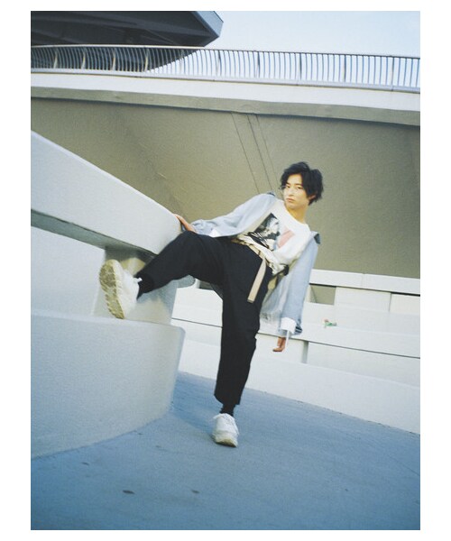 E hyphen world gallery（イーハイフンワールドギャラリー）の「【先行予約】裾切替えブルゾン（ジャケット/アウター・ピンク/ミント/ライトブルー・F）」の5枚目の写真