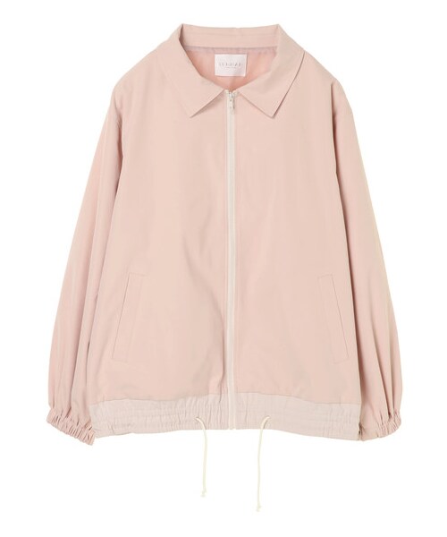 E hyphen world gallery（イーハイフンワールドギャラリー）の「【先行予約】裾切替えブルゾン（ジャケット/アウター・ピンク/ミント/ライトブルー・F）」の18枚目の写真