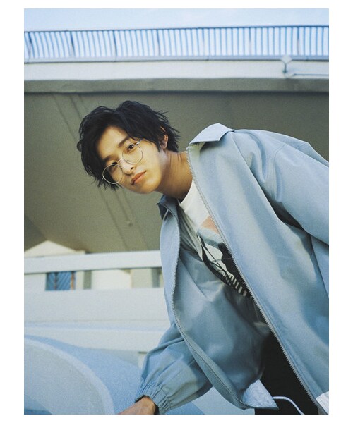 E hyphen world gallery（イーハイフンワールドギャラリー）の「【先行予約】裾切替えブルゾン（ジャケット/アウター・ピンク/ミント/ライトブルー・F）」の6枚目の写真