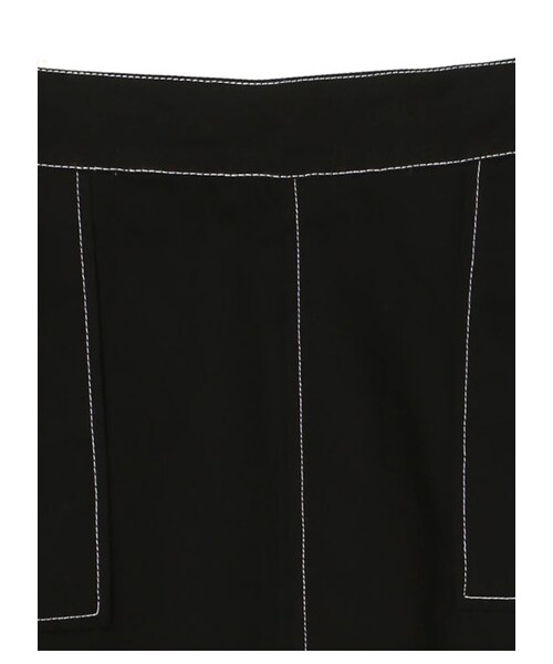 E hyphen world gallery（イーハイフンワールドギャラリー）の「ツイルベイカーミニスカート（スカート・アイボリー/ブラック/ピンク・F）」の15枚目の写真