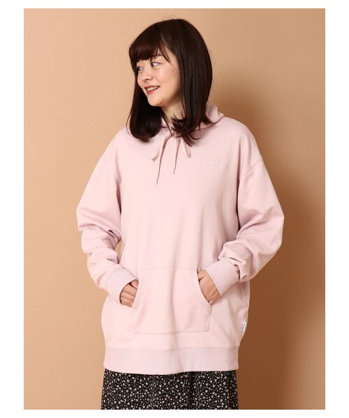 E hyphen world gallery（イーハイフンワールドギャラリー）の「【FILA】プルパーカー（トップス・ピンク/ベージュ/グリーン・F）」の15枚目の写真