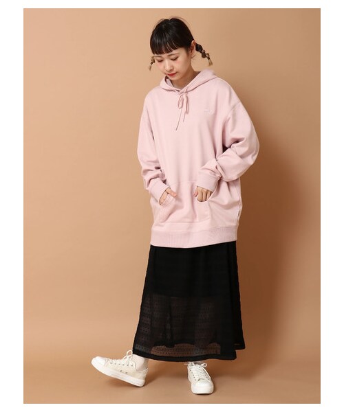 E hyphen world gallery（イーハイフンワールドギャラリー）の「【FILA】プルパーカー（トップス・ピンク/ベージュ/グリーン・F）」の17枚目の写真