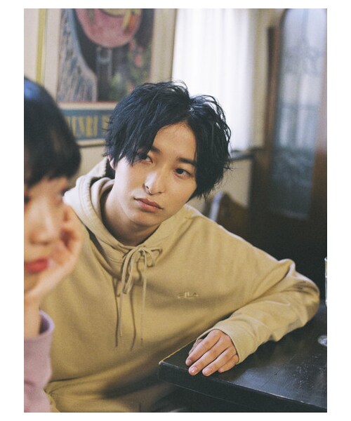 E hyphen world gallery（イーハイフンワールドギャラリー）の「【FILA】プルパーカー（トップス・ピンク/ベージュ/グリーン・F）」の11枚目の写真