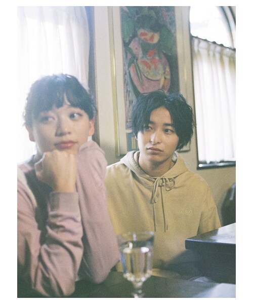 E hyphen world gallery（イーハイフンワールドギャラリー）の「【FILA】プルパーカー（トップス・ピンク/ベージュ/グリーン・F）」の13枚目の写真