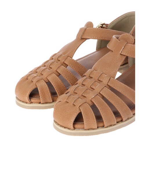 E hyphen world gallery（イーハイフンワールドギャラリー）の「【先行予約】メッシュサンダル（シューズ・ブラック/ベージュ・M/L）」の4枚目の写真