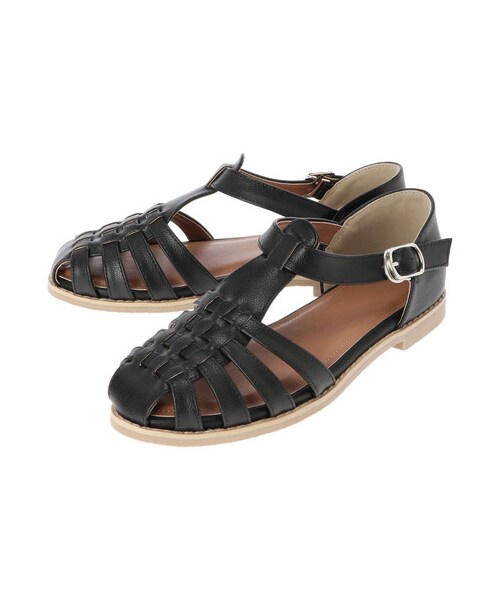 E hyphen world gallery（イーハイフンワールドギャラリー）の「【先行予約】メッシュサンダル（シューズ・ブラック/ベージュ・M/L）」の7枚目の写真