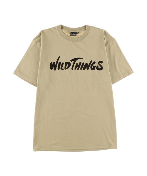 E hyphen world gallery（イーハイフンワールドギャラリー）の「【先行予約】Ehwg×WILD THINGS別注Tシャツ（トップス・オフホワイト/チャコールグレー/カーキ/ラベンダー・F）」の14枚目の写真