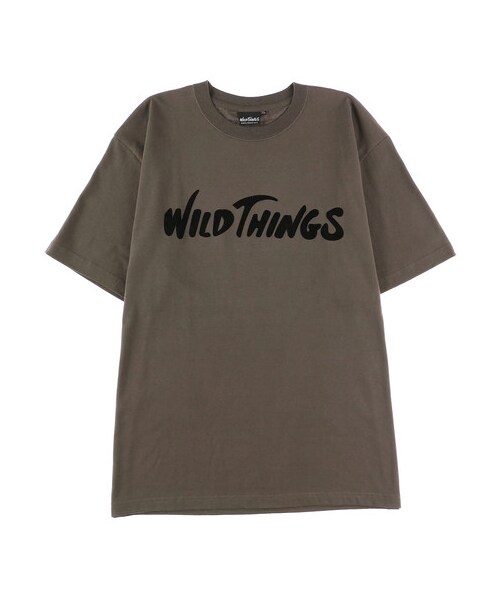 E hyphen world gallery（イーハイフンワールドギャラリー）の「【先行予約】Ehwg×WILD THINGS別注Tシャツ（トップス・オフホワイト/チャコールグレー/カーキ/ラベンダー・F）」の13枚目の写真