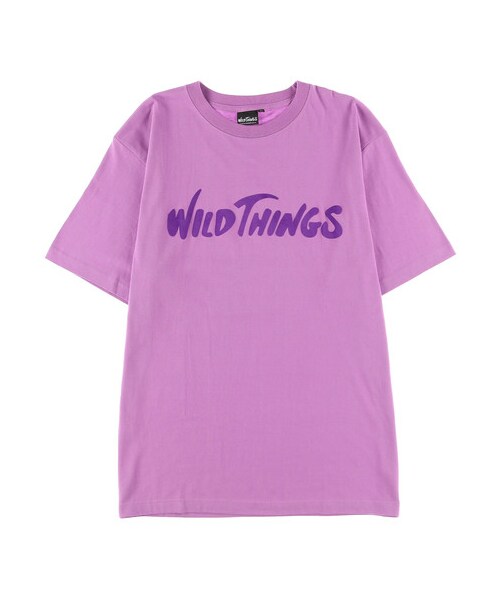 E hyphen world gallery（イーハイフンワールドギャラリー）の「【先行予約】Ehwg×WILD THINGS別注Tシャツ（トップス・オフホワイト/チャコールグレー/カーキ/ラベンダー・F）」の15枚目の写真