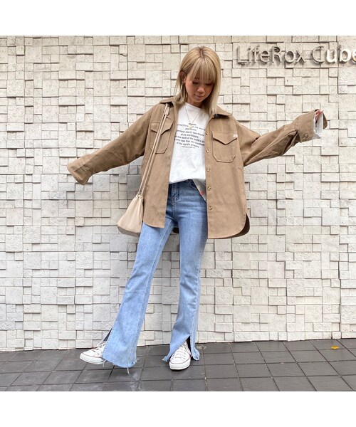 no brand(ノーブランド)の「チノシャツJK「チーちゃん」(シャツ/ブラウス・レディース・その他)」の6枚目の写真