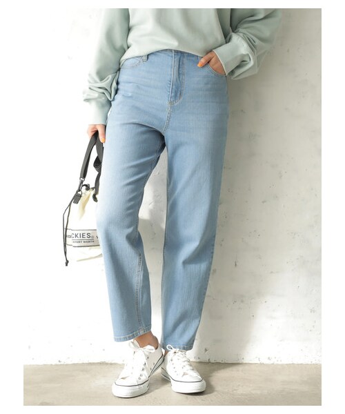 E hyphen world gallery(イーハイフンワールドギャラリー)の「デニムストレートパンツ(パンツ・インディゴ/ライトインディゴ/ブラックインディゴ・S/M)」の22枚目の写真