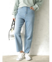 E hyphen world gallery | デニムストレートパンツ(パンツ)