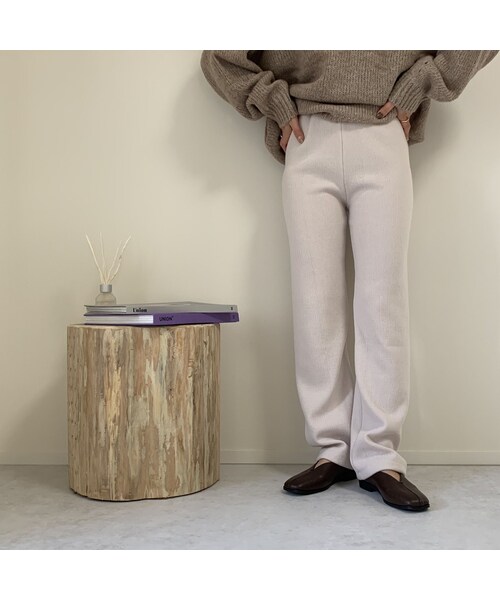 no brand(ノーブランド)の「イージーニットパンツ(その他パンツ・レディース・その他)」の6枚目の写真