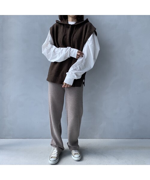 no brand(ノーブランド)の「イージーニットパンツ(その他パンツ・レディース・その他)」の15枚目の写真