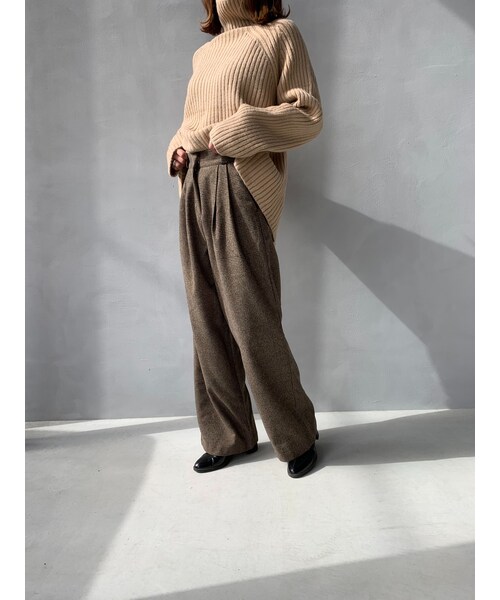 no brand（ノーブランド）の「チェックタックパンツ（その他パンツ・レディース・その他）」の5枚目の写真