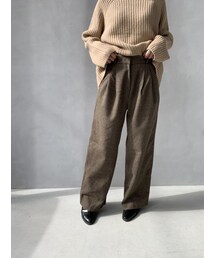 no brand | チェックタックパンツ(その他パンツ)