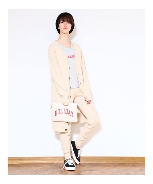 HOLIDAY(ホリデイ)の「【予約商品】COLLEGE CLUCH BAG(バッグ・レディース・BURGUNDY/BLACK/NAVY・ONE SIZE)」の9枚目の写真