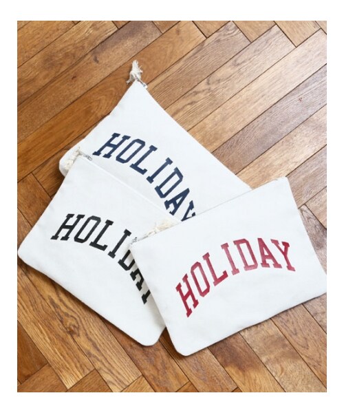 HOLIDAY(ホリデイ)の「【予約商品】COLLEGE CLUCH BAG(バッグ・レディース・BURGUNDY/BLACK/NAVY・ONE SIZE)」の16枚目の写真