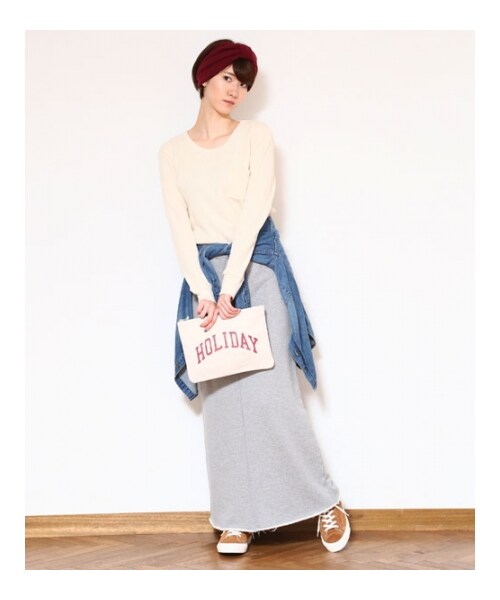 HOLIDAY(ホリデイ)の「【予約商品】COLLEGE CLUCH BAG(バッグ・レディース・BURGUNDY/BLACK/NAVY・ONE SIZE)」の17枚目の写真