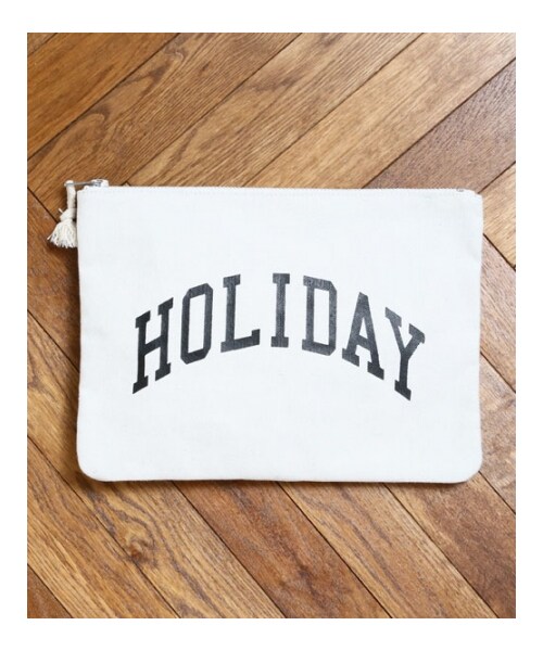 HOLIDAY(ホリデイ)の「【予約商品】COLLEGE CLUCH BAG(バッグ・レディース・BURGUNDY/BLACK/NAVY・ONE SIZE)」の12枚目の写真