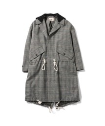 PLAN C チェック柄 ロングコート Plan C（プランシー）の「PLAN C チェック柄コート（）」 - WEAR