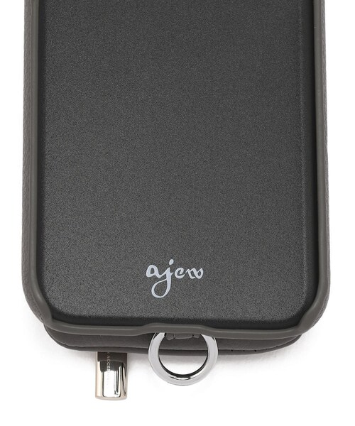 ajew（エジュー）の「ajew / エジュー/ 【ひも付き】iPhone 11（アクセサリー・BLACK/GREY/PINK/BEIGE/BLUE・00）」の8枚目の写真
