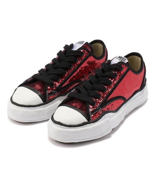 MIHARAYASUHIRO（ミハラヤスヒロ）の「MIHARAYASUHIRO/ミハラヤスヒロ/スパンコール LOWスニーカー（シューズ・メンズ・BLACK/RED/NAVY・41/42）」の8枚目の写真