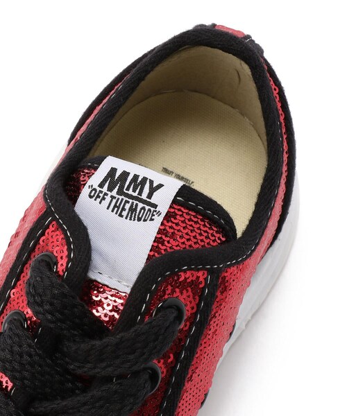 MIHARAYASUHIRO（ミハラヤスヒロ）の「MIHARAYASUHIRO/ミハラヤスヒロ/スパンコール LOWスニーカー（シューズ・メンズ・BLACK/RED/NAVY・41/42）」の6枚目の写真