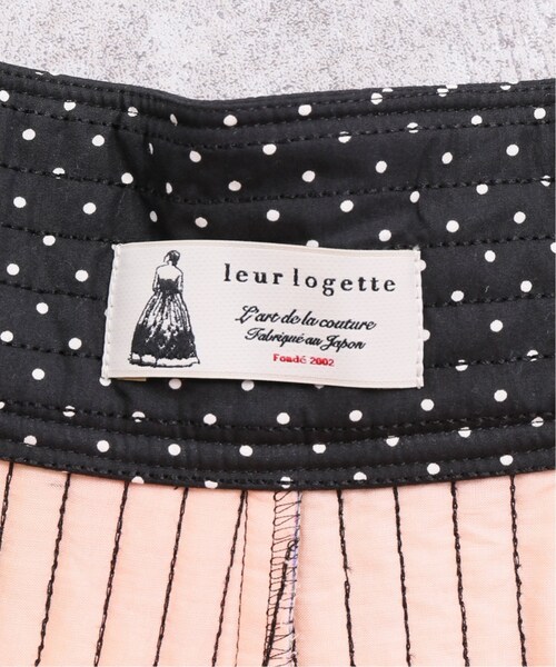 leur loggette ルールロジェット　スカート leur logette(ルールロジェット)グレースフラワー刺繍スカートの