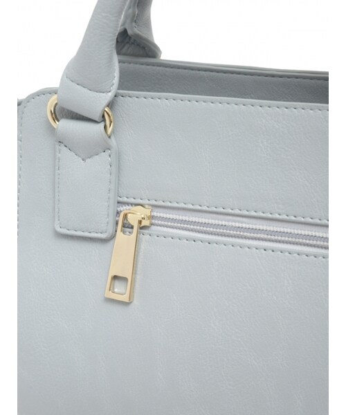 Honey Salon（ハニーサロン）の「フラワーガーデンボストン（バッグ・レディース・ブルーグレー/ピンク/ブラック・Free）」の7枚目の写真