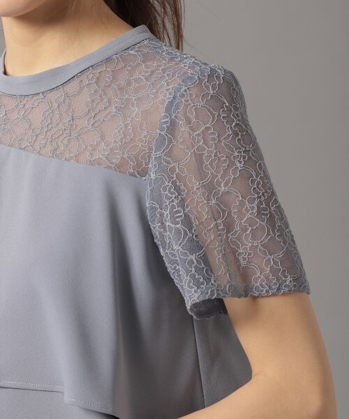 Andemiu（アンデミュウ）の「アシメラッフルオールインワン（ワンピース/ドレス・ブラック/ライトグリーン/ブルー）」の19枚目の写真