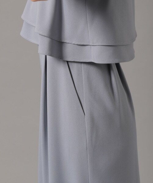 Andemiu（アンデミュウ）の「アシメラッフルオールインワン（ワンピース/ドレス・ブラック/ライトグリーン/ブルー）」の20枚目の写真