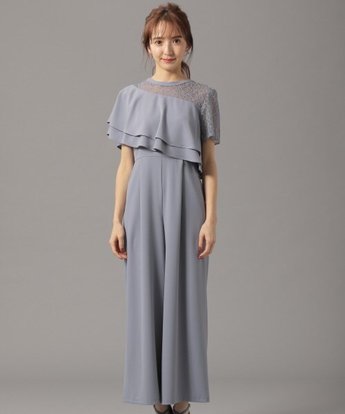 Andemiu（アンデミュウ）の「アシメラッフルオールインワン（ワンピース/ドレス・ブラック/ライトグリーン/ブルー）」の13枚目の写真