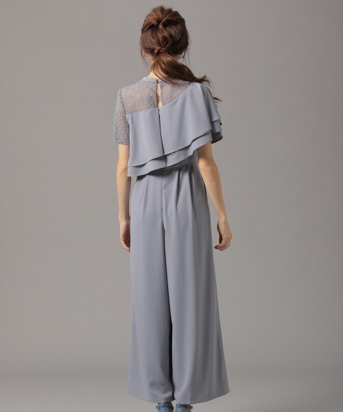 Andemiu（アンデミュウ）の「アシメラッフルオールインワン（ワンピース/ドレス・ブラック/ライトグリーン/ブルー）」の15枚目の写真