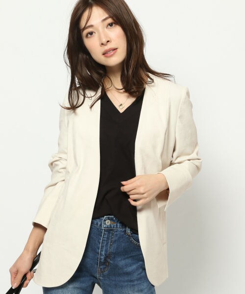 BARNYARDSTORM（バンヤードストーム）の「≪WEB先行予約≫シェルタリングジャケット（ジャケット/アウター・オフホワイト/ブラック）」の6枚目の写真