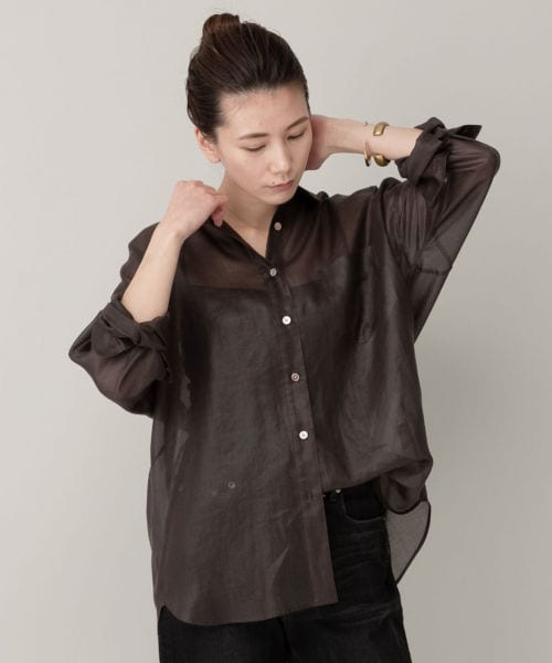 Curensology（カレンソロジー）の「オーガンジービッグシャツ（）」 - WEAR