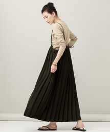 Curensology/カレンソロジー　グレー プリーツ サロペット Curensology/カレンソロジー グレー プリーツ サロペット