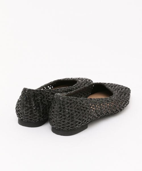 LOWRYS FARM（ローリーズファーム）の「メッシュフラットシューズ（シューズ・ブラック/ブラウン）」の4枚目の写真