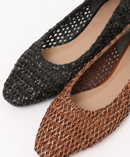 LOWRYS FARM（ローリーズファーム）の「メッシュフラットシューズ（シューズ・ブラック/ブラウン）」の7枚目の写真