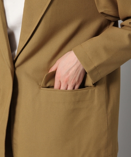 LOWRYS FARM（ローリーズファーム）の「ＴＲジャケット（ジャケット/アウター・アイボリー/ブラウン/ブルー）」の14枚目の写真