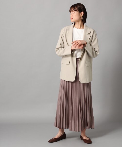 LOWRYS FARM（ローリーズファーム）の「ＴＲジャケット（ジャケット/アウター・アイボリー/ブラウン/ブルー）」の4枚目の写真